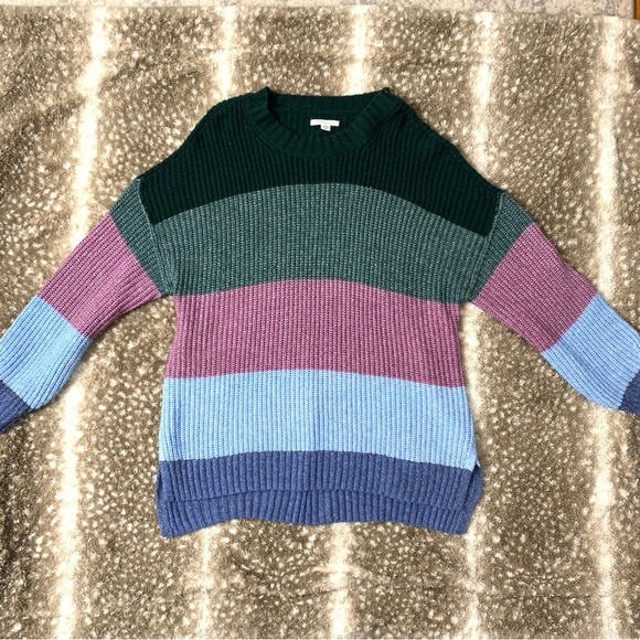 American Eagle Outfitters Sweaters - ColorBlock AE Crewneck Sweater